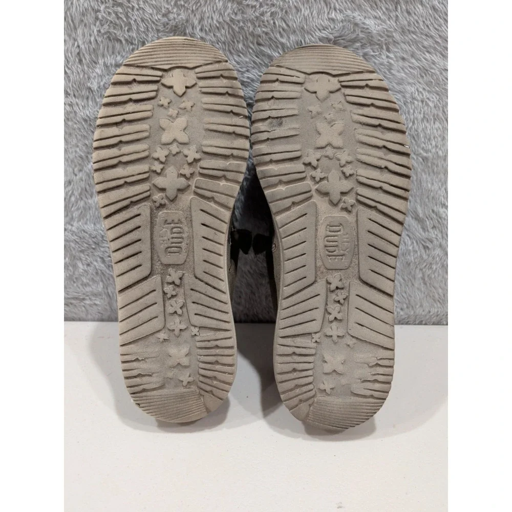 Hey Dude Mens Wally Tobocco Stretch Slip On Size 10 M